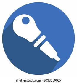 Icon Vector of Eyedropper - Long Shadow Style - Simple illustration, Editable stroke, Design template vector, Good for prints, posters, advertisements, announcements, info graphics, etc.