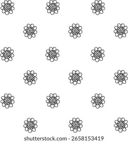 icon vector flowers design, with various design shapes and frame, with a hand drawn black outline style for summer, summer and flowers.