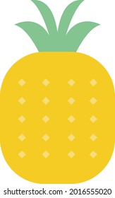 icon vector of fresh pineapple 