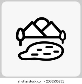 Galería vectorial de iconos en ilustración vectorial