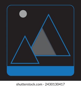 icon vector gallery black background