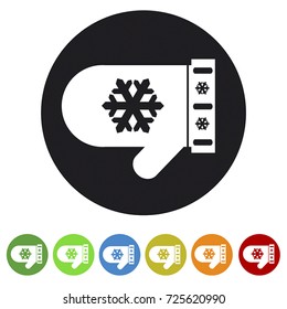 Icon Vector Gloves - Colorful Set