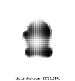 icon vector gloves Halftone effect