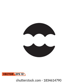 Icon vector graphic of abstrac, good for template
