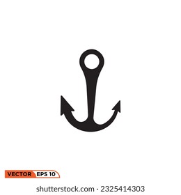 Icon vector graphic of anchor