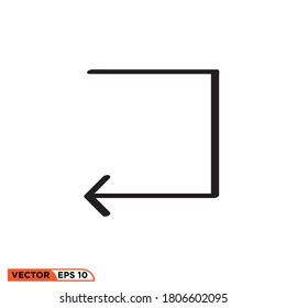 Icon vector graphic of Arrow Hand Drawn style