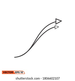 Icon vector graphic of Arrow Hand Drawn style