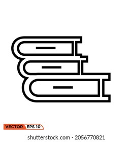 Gráfico vectorial de icono del libro 