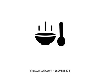 Icon Vector Graphic of Bowl Perfect for restaurant