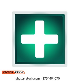 Symbol, Vektorgrafik der Schaltflächentechnik, EPS10 