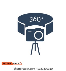 Icon vector graphic of camera 360,perfect for pixel