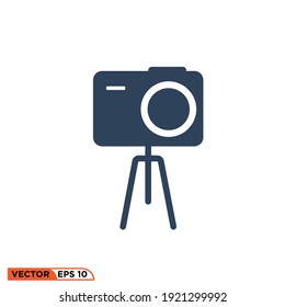 Icon vector graphic of camera,  perfect for pixel