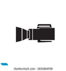 Icon vector graphic of Camera Video, good for template