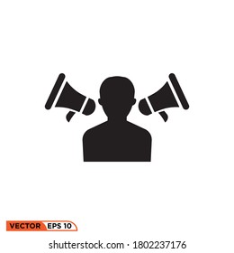 Gráfico vectorial de iconos de campaña, bueno para ilustración de plantilla