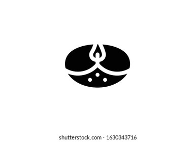 Icon Vector Graphic of Candle  perfect for celebration
