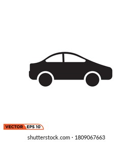 Icon vector graphic of car transportation, good for template