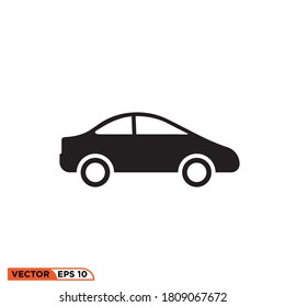 Icono vectorial gráfico del transporte del coche, bueno para la plantilla