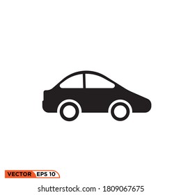 Symbolvektorgrafik des Autoverkehrs, gut für Vorlage