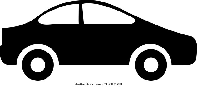 Icono vectorial gráfico del transporte del coche, bueno para plantilla.eps

