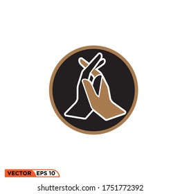 Icon vector graphic of care about humans, good for logo 