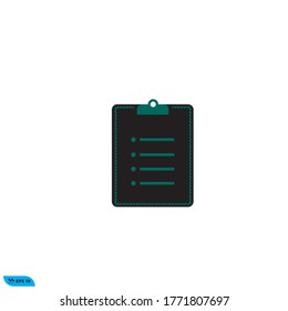 Icon vector graphic of Checklist checkmark, fit for design template web etc