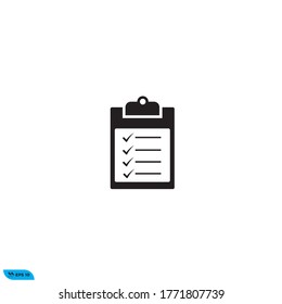 Symbol, Vektorgrafik des Checkliste-Auswahlfelds, geeignet für Web-Design-Vorlagen usw.