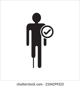 Icon vector graphic of Disabled Check Mark