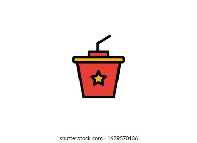 Icon Vector Graphic of Drink Perfect for restaurant