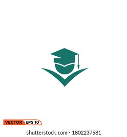 Symbolvektorgrafik der Graduierung, gut für Vorlage