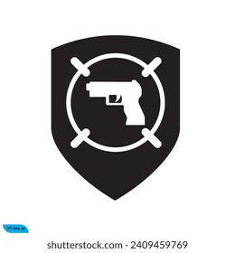 Gráfico vectorial de icono del escudo de armas
