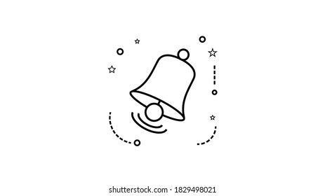 Icon vector graphic of Hand bells