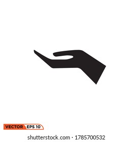 Icon vector graphic of hands, Good for template web etc
