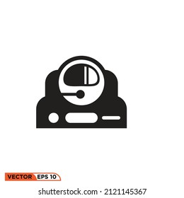 Icon vector graphic of Helm Astronaut