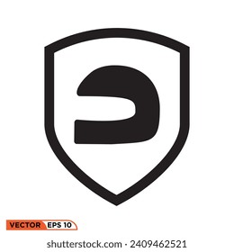 Icon vector graphic of Helm shield 