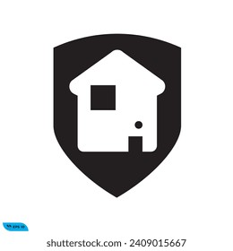 Gráfico vectorial de icono de House Shield