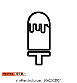 Gráfico vectorial de iconos de helado