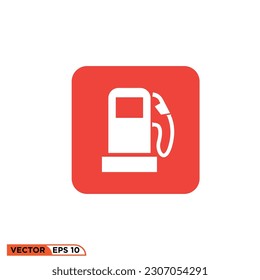  Icon vector graphic of Low Fuel Indicator Light