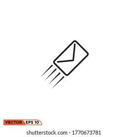 Icon vector graphic of Mail, good for template web etc