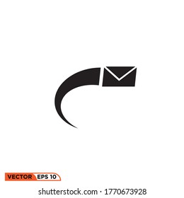 Icono vectorial gráfico de Mail, bueno para la web de plantillas, etc