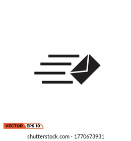 Icon vector graphic of Mail, good for template web etc