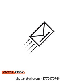 Icon vector graphic of Mail, good for template web etc