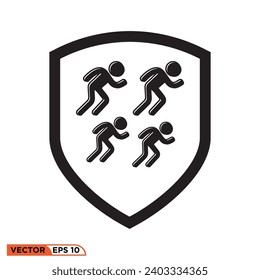 Icon vector graphic of Protect Individuals