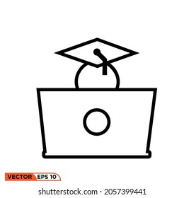 Icon vector graphic of Reading