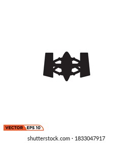 
Gráfico vectorial de iconos de espacio satelital, bueno para plantilla