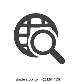Gráfico vectorial de iconos del sitio web de búsqueda