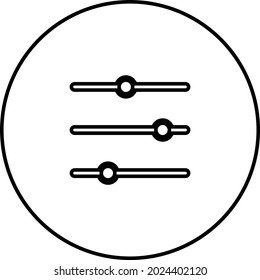 Icon vector graphic of setting perfect for pixel