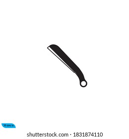Gráfico vectorial de iconos de shaver, bueno para plantilla
