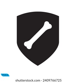 Gráfico vectorial de icono del hueso blando