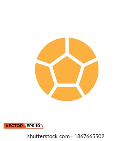 Icon vector graphic of Soccer Ball, good for template