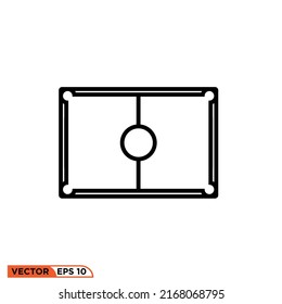 Icon vector graphic of Sports field